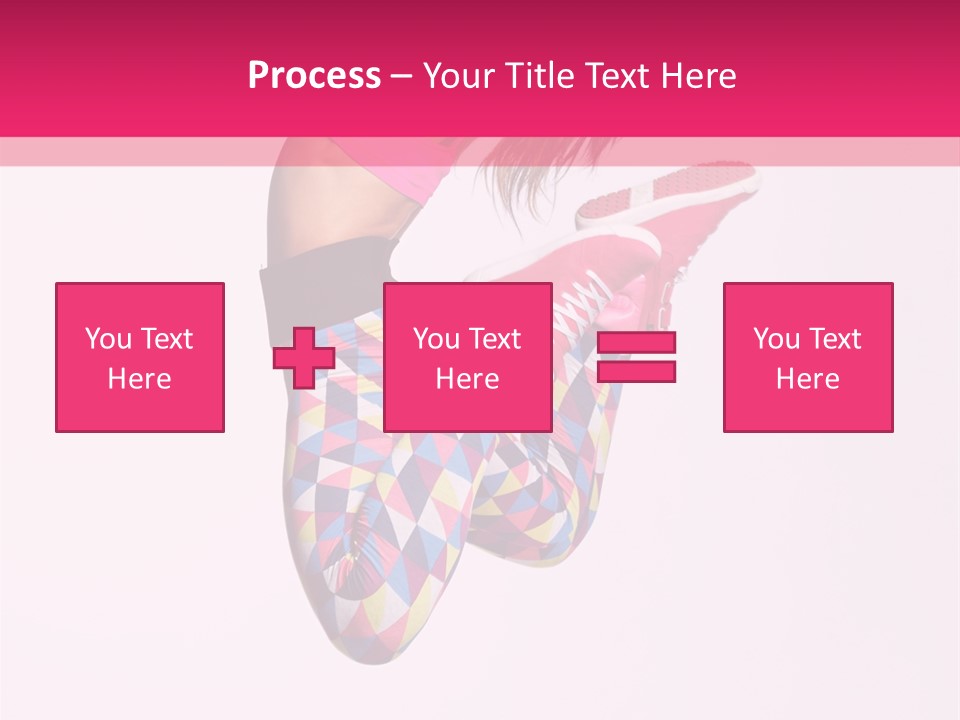 Agility Action Girl PowerPoint Template