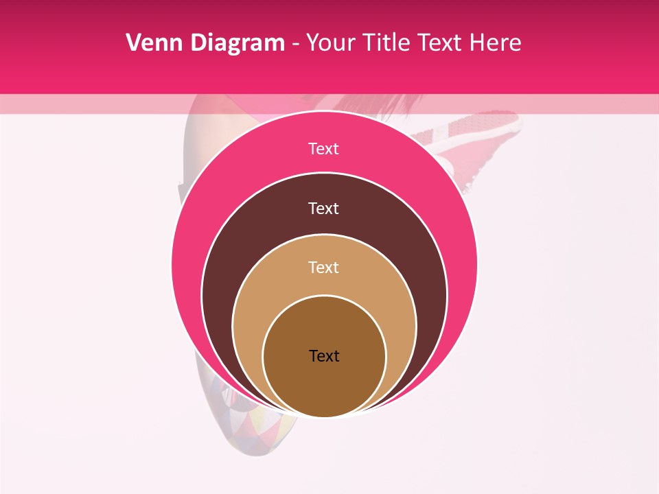 Agility Action Girl PowerPoint Template