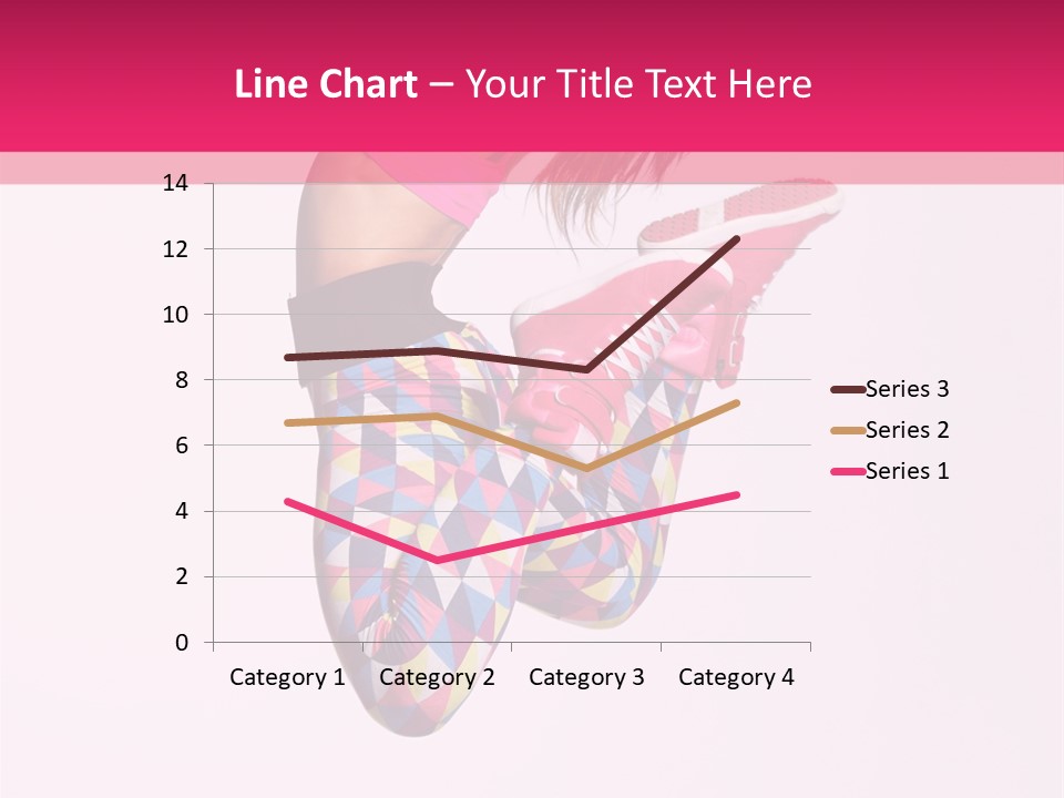 Agility Action Girl PowerPoint Template