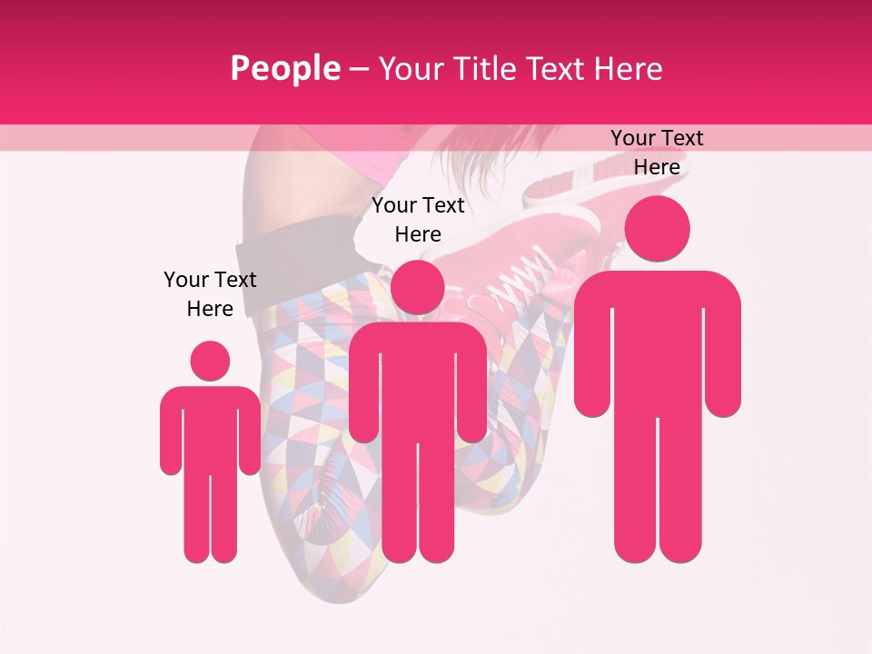 Agility Action Girl PowerPoint Template