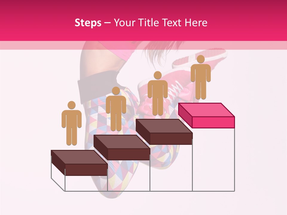 Agility Action Girl PowerPoint Template