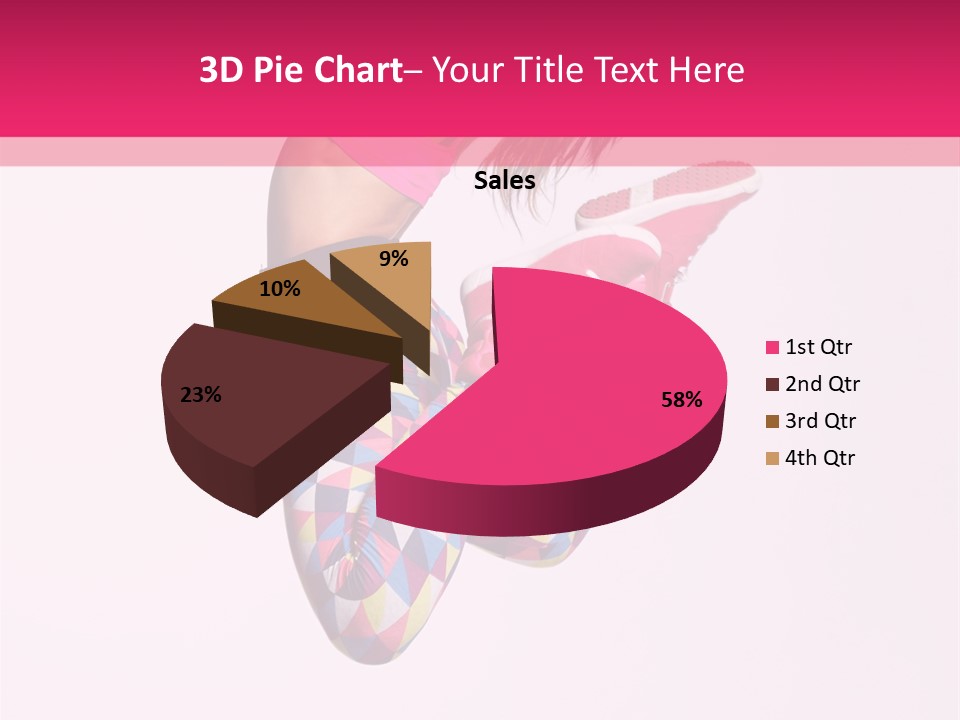 Agility Action Girl PowerPoint Template