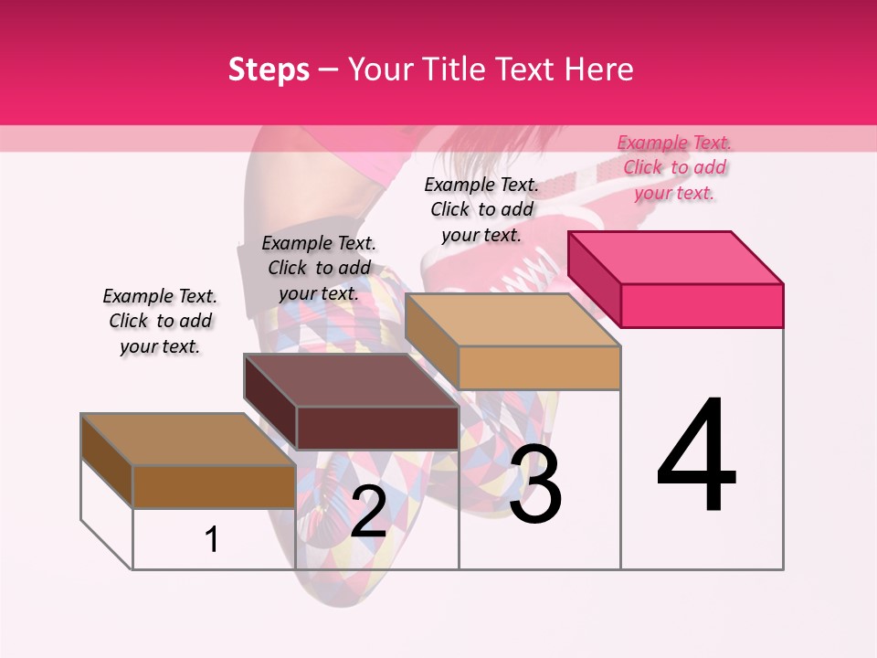 Agility Action Girl PowerPoint Template