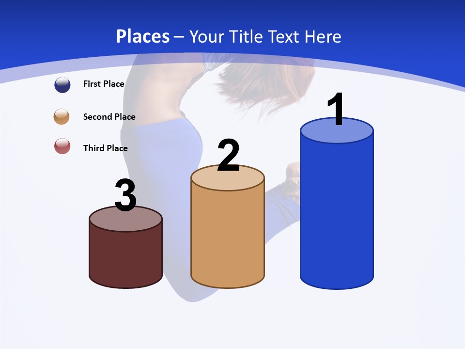 Woman Exercise Grace PowerPoint Template