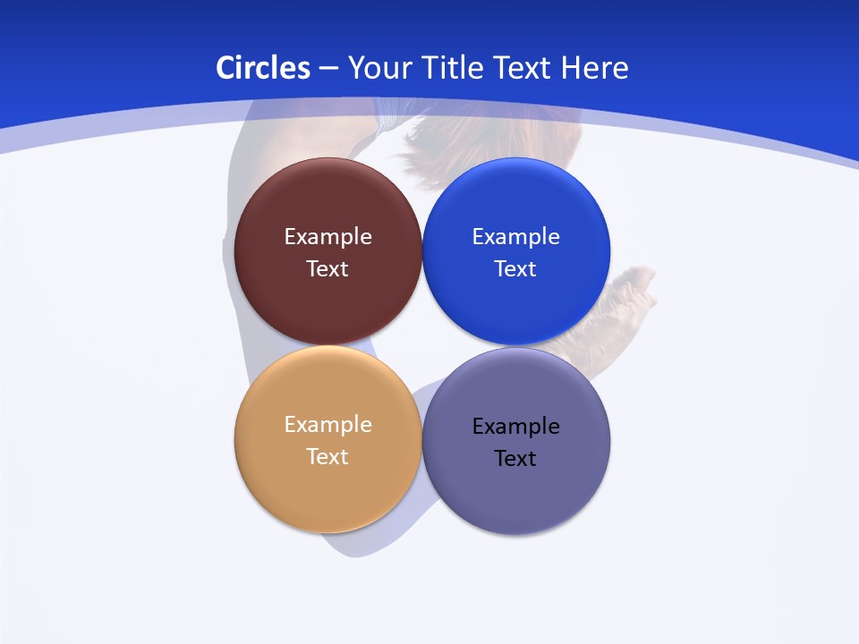 Woman Exercise Grace PowerPoint Template