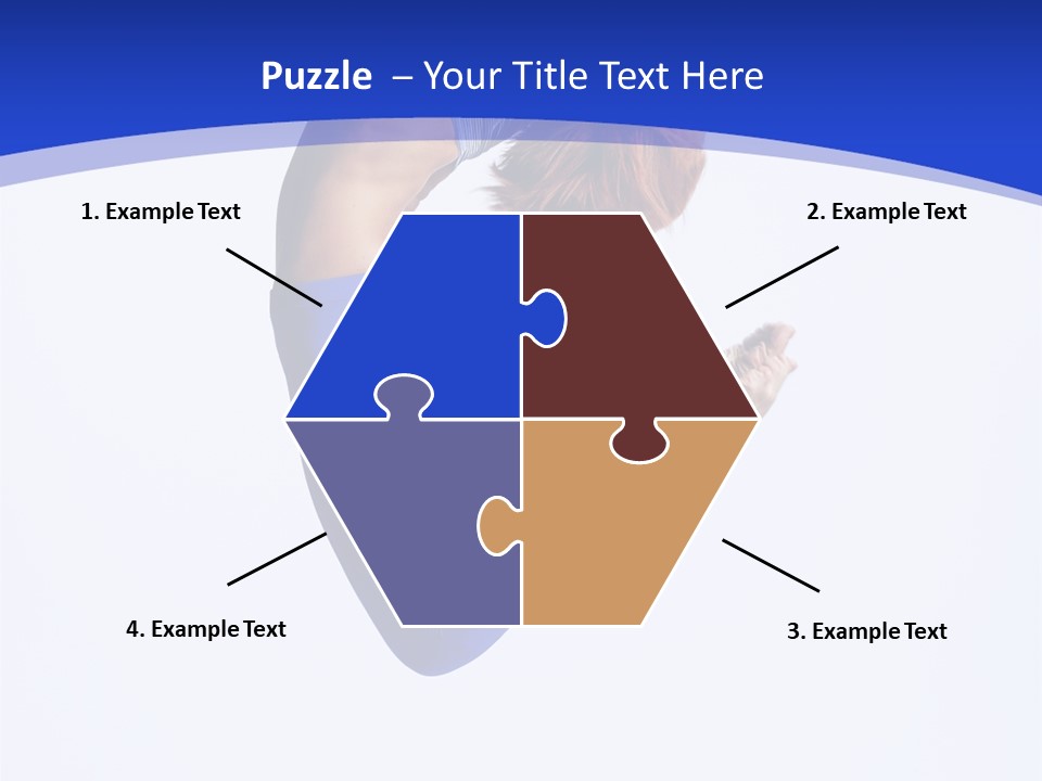 Woman Exercise Grace PowerPoint Template