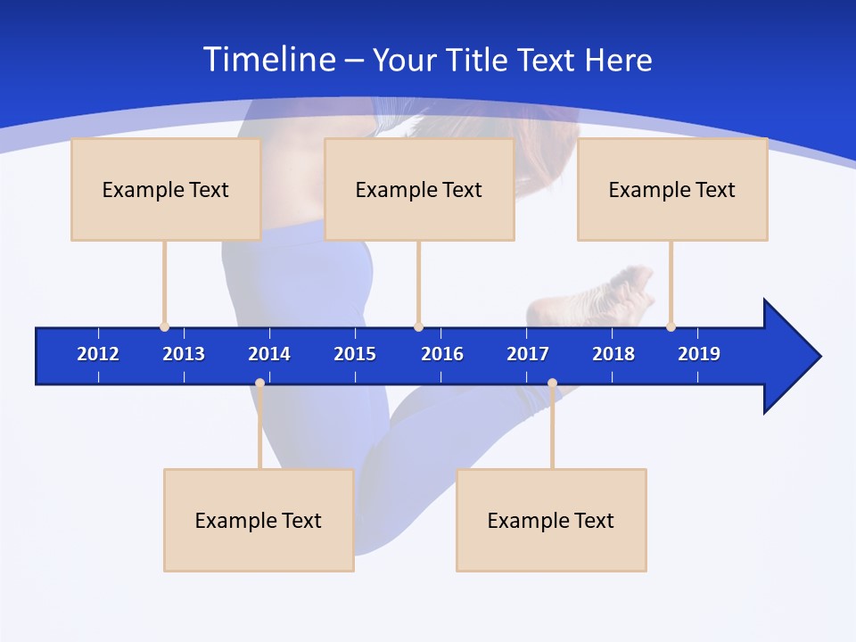 Woman Exercise Grace PowerPoint Template