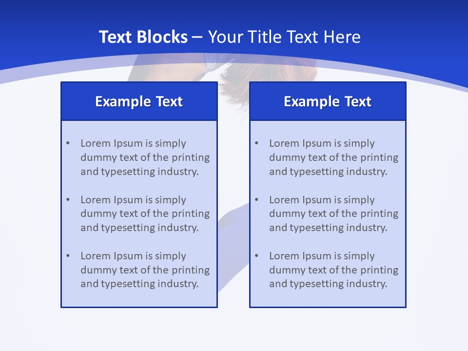 Woman Exercise Grace PowerPoint Template