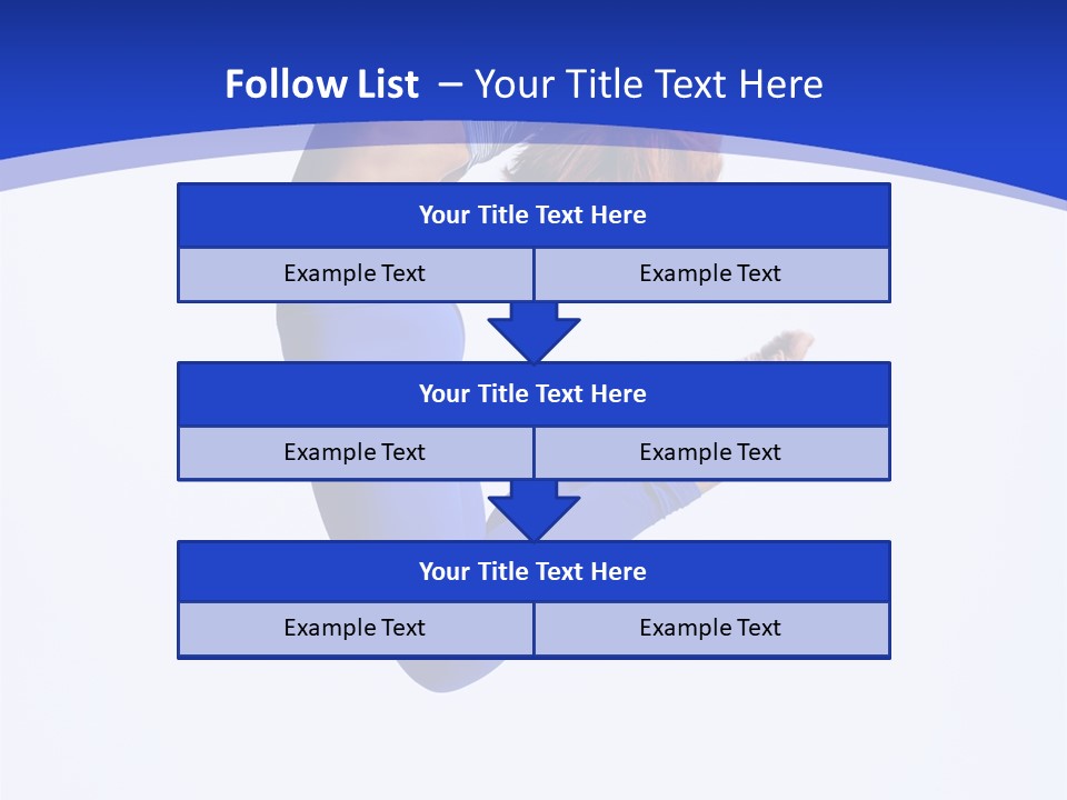 Woman Exercise Grace PowerPoint Template