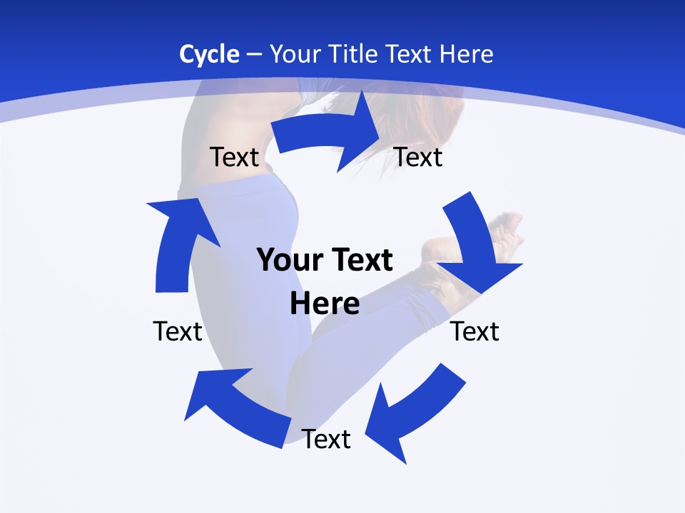 Woman Exercise Grace PowerPoint Template