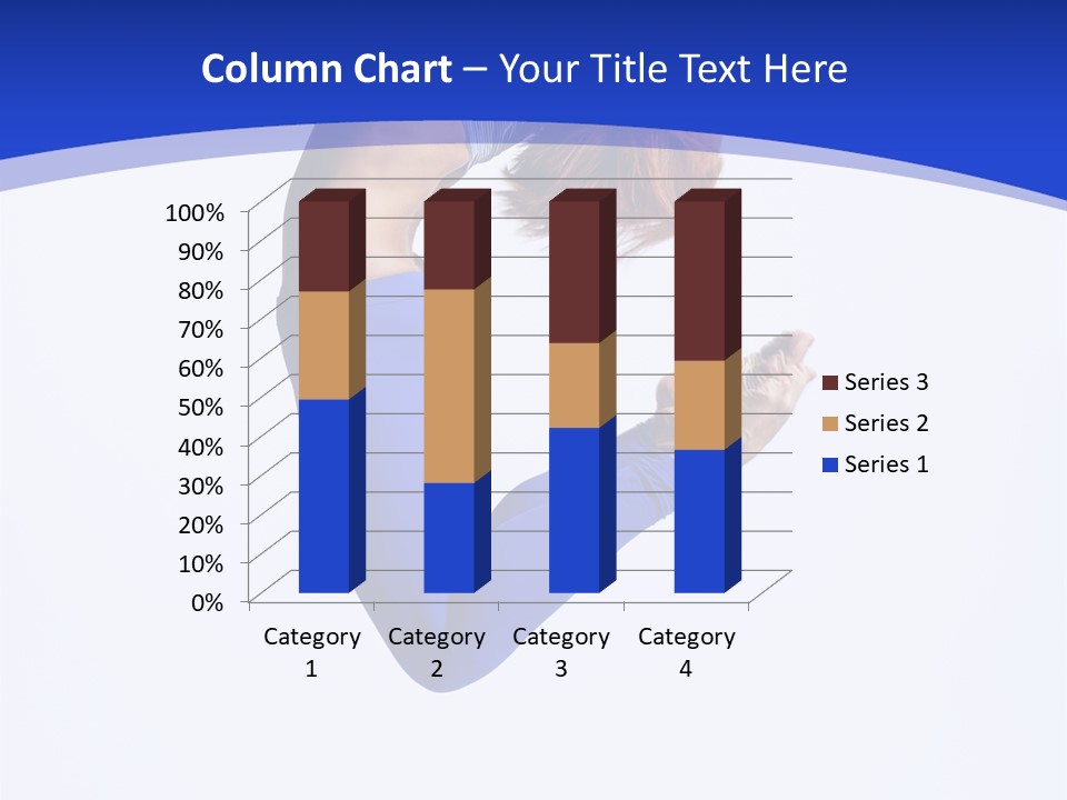 Woman Exercise Grace PowerPoint Template