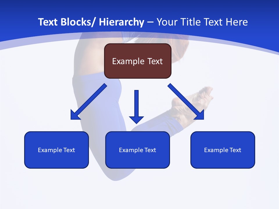 Woman Exercise Grace PowerPoint Template