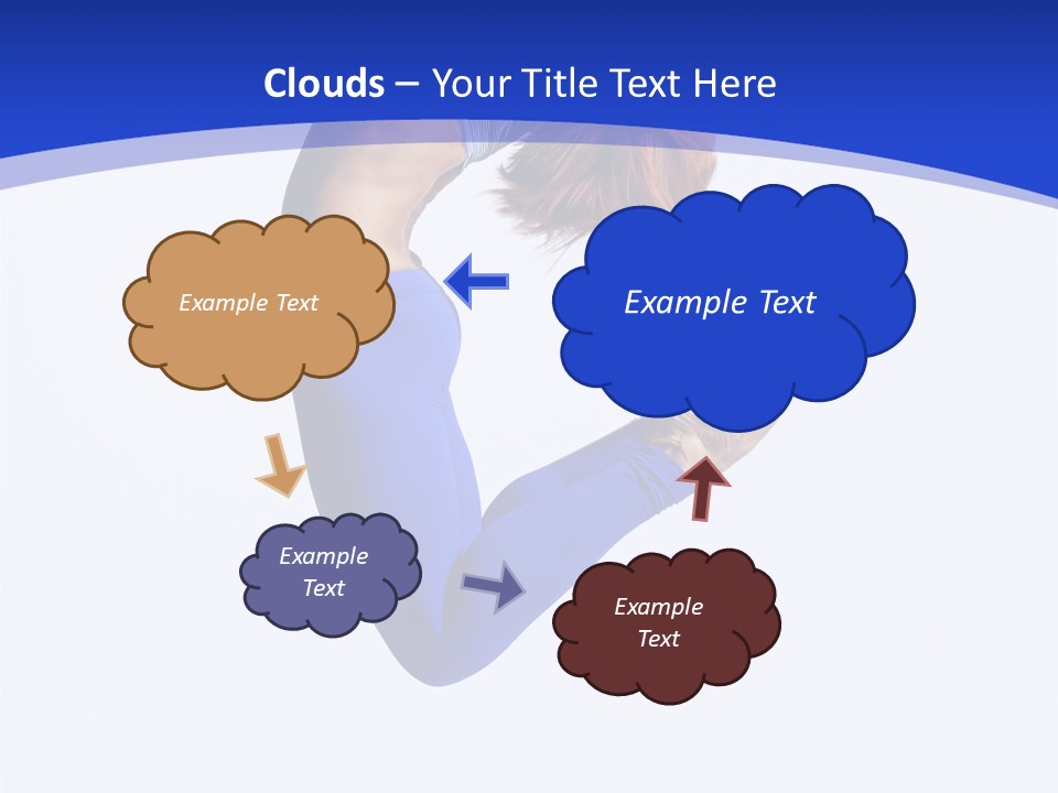 Woman Exercise Grace PowerPoint Template