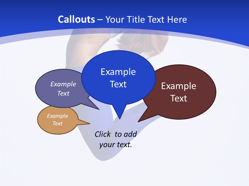 Woman Exercise Grace PowerPoint Template