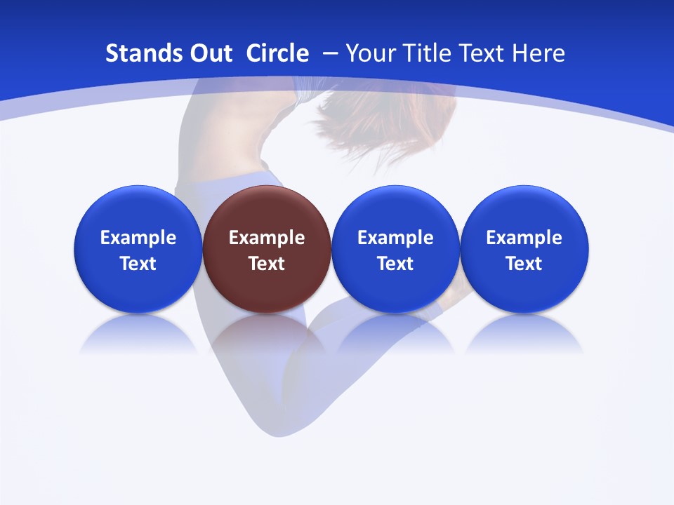 Woman Exercise Grace PowerPoint Template