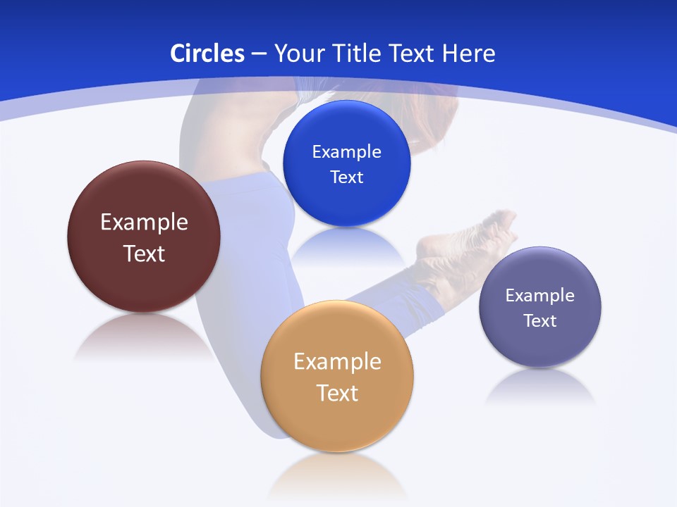 Woman Exercise Grace PowerPoint Template