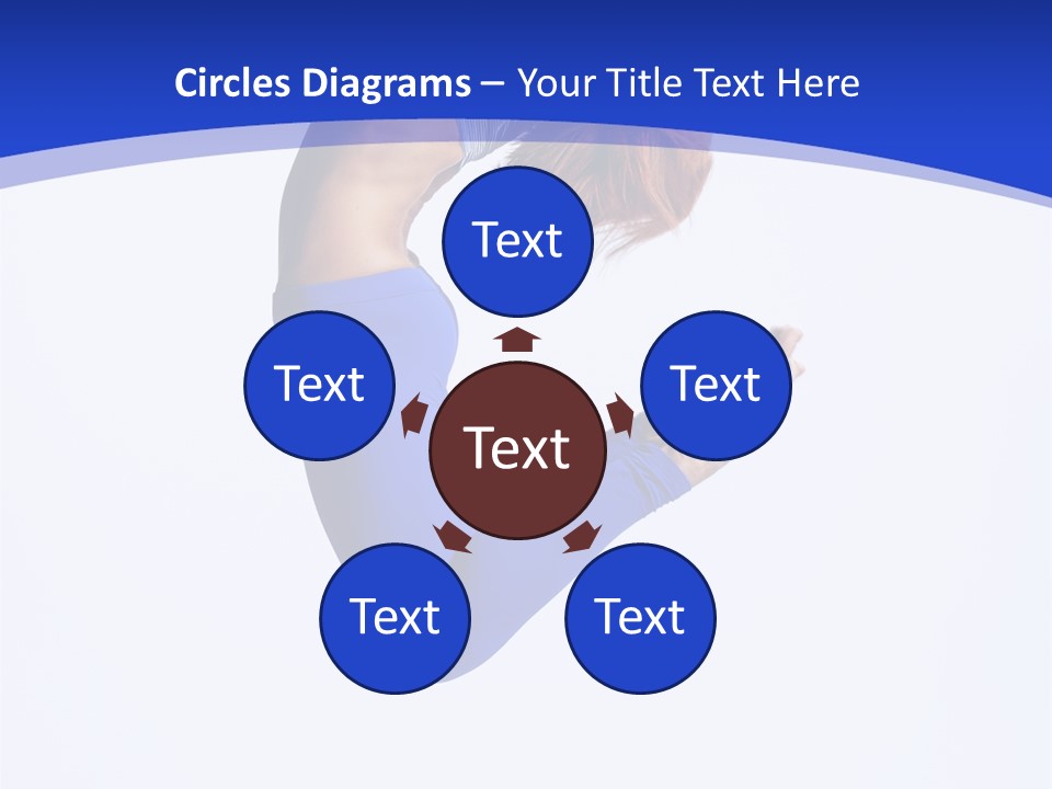 Woman Exercise Grace PowerPoint Template