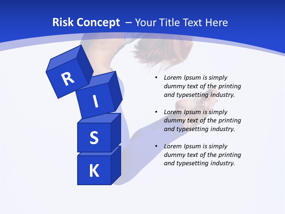 Woman Exercise Grace PowerPoint Template