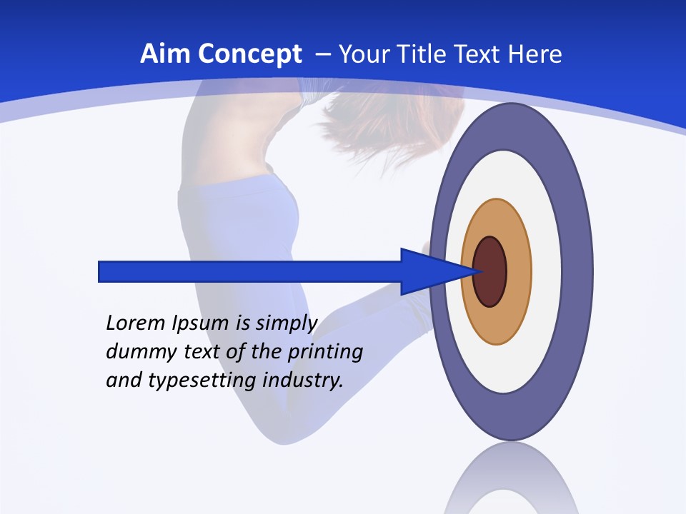 Woman Exercise Grace PowerPoint Template