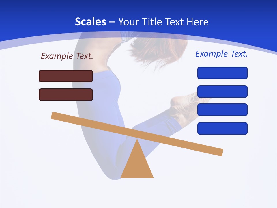 Woman Exercise Grace PowerPoint Template