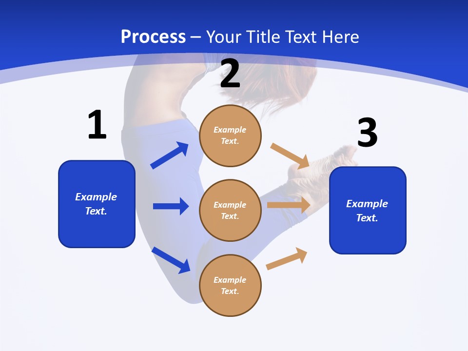 Woman Exercise Grace PowerPoint Template