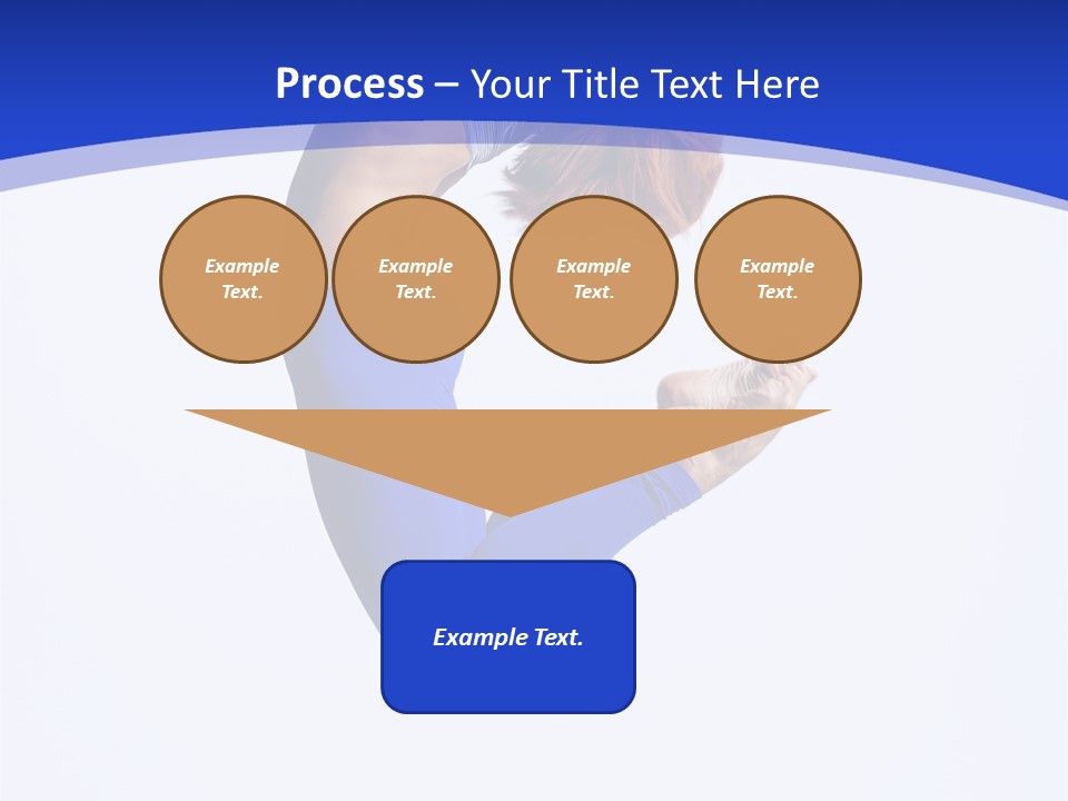 Woman Exercise Grace PowerPoint Template