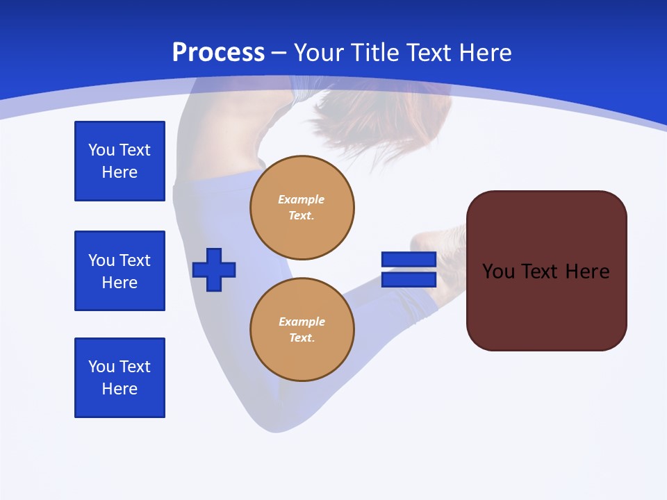 Woman Exercise Grace PowerPoint Template
