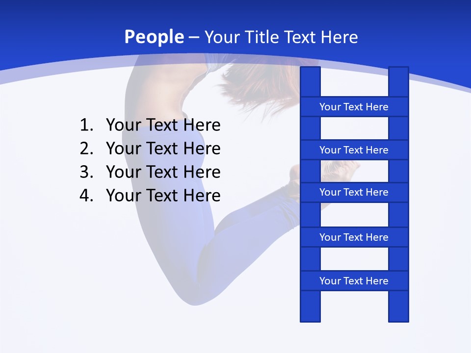 Woman Exercise Grace PowerPoint Template