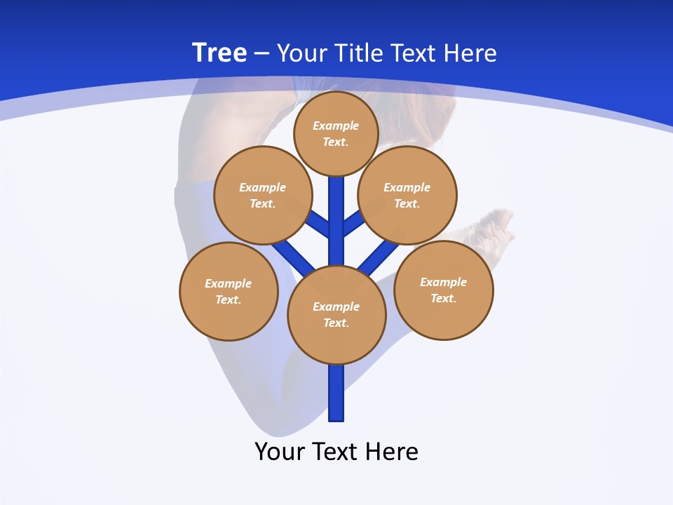 Woman Exercise Grace PowerPoint Template