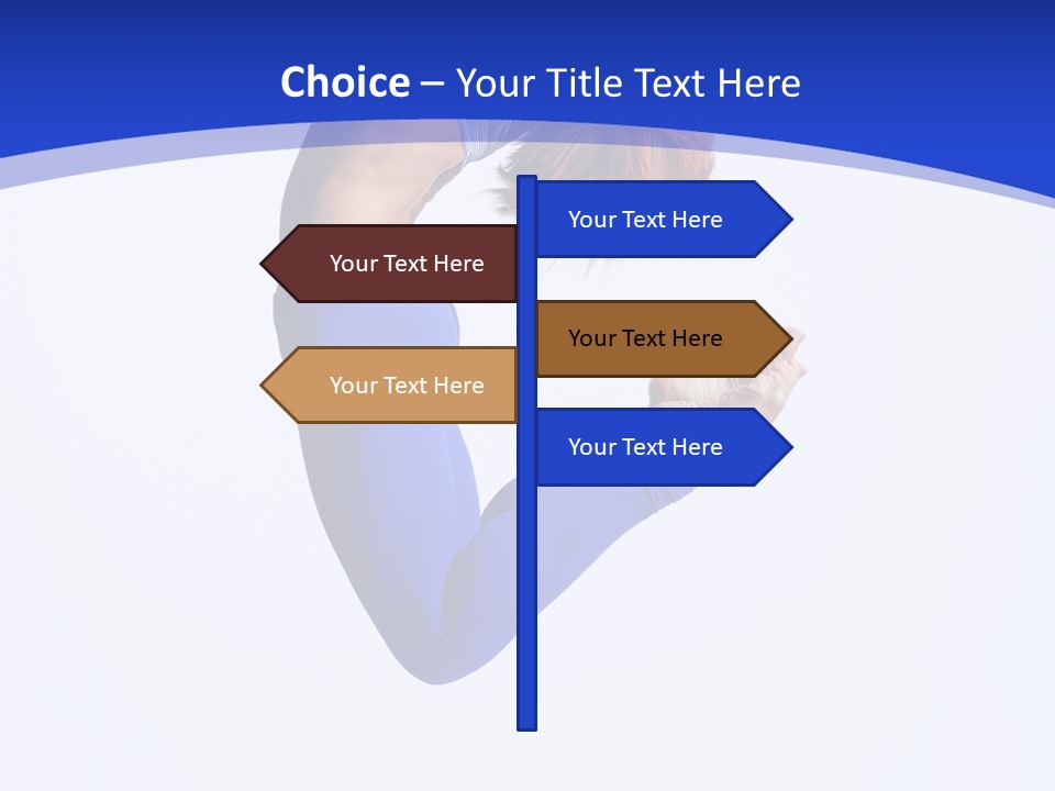 Woman Exercise Grace PowerPoint Template