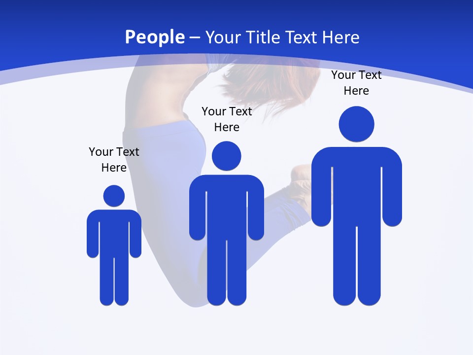 Woman Exercise Grace PowerPoint Template