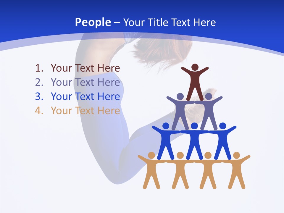 Woman Exercise Grace PowerPoint Template