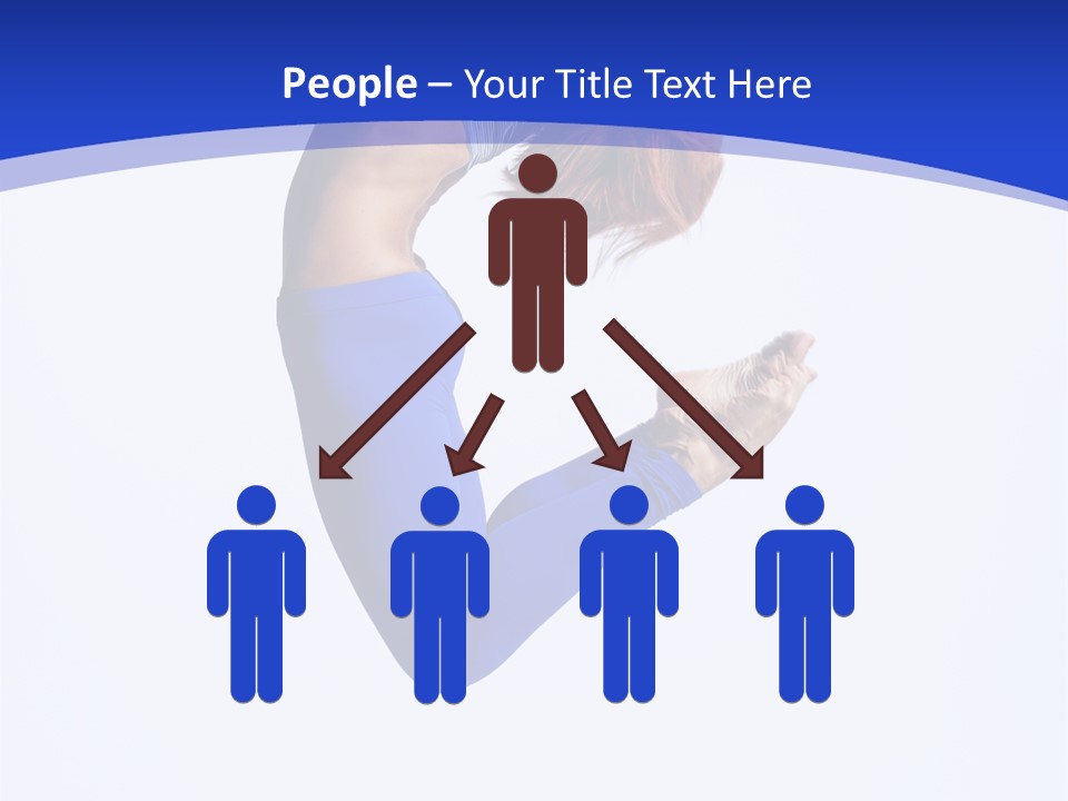 Woman Exercise Grace PowerPoint Template