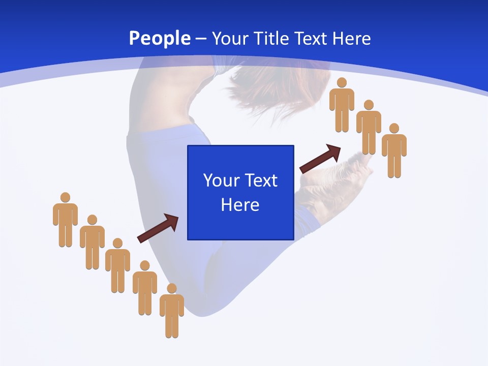 Woman Exercise Grace PowerPoint Template