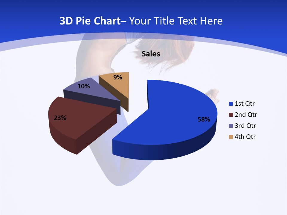 Woman Exercise Grace PowerPoint Template