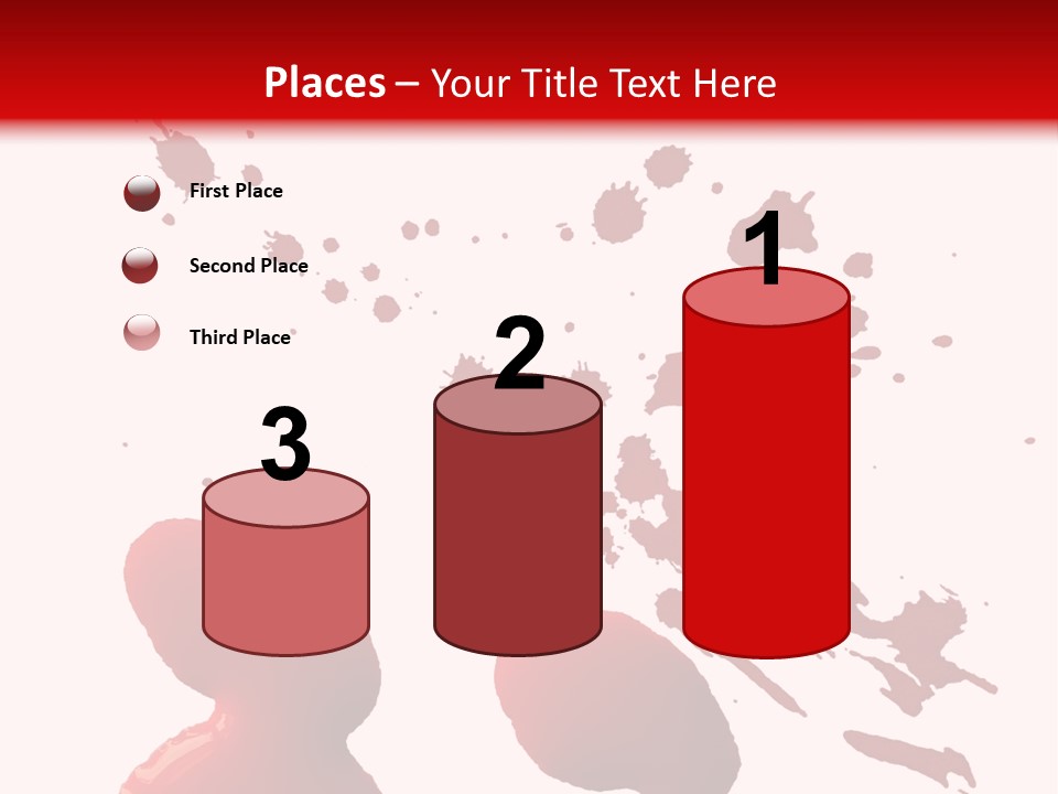 Drip White Grunge PowerPoint Template