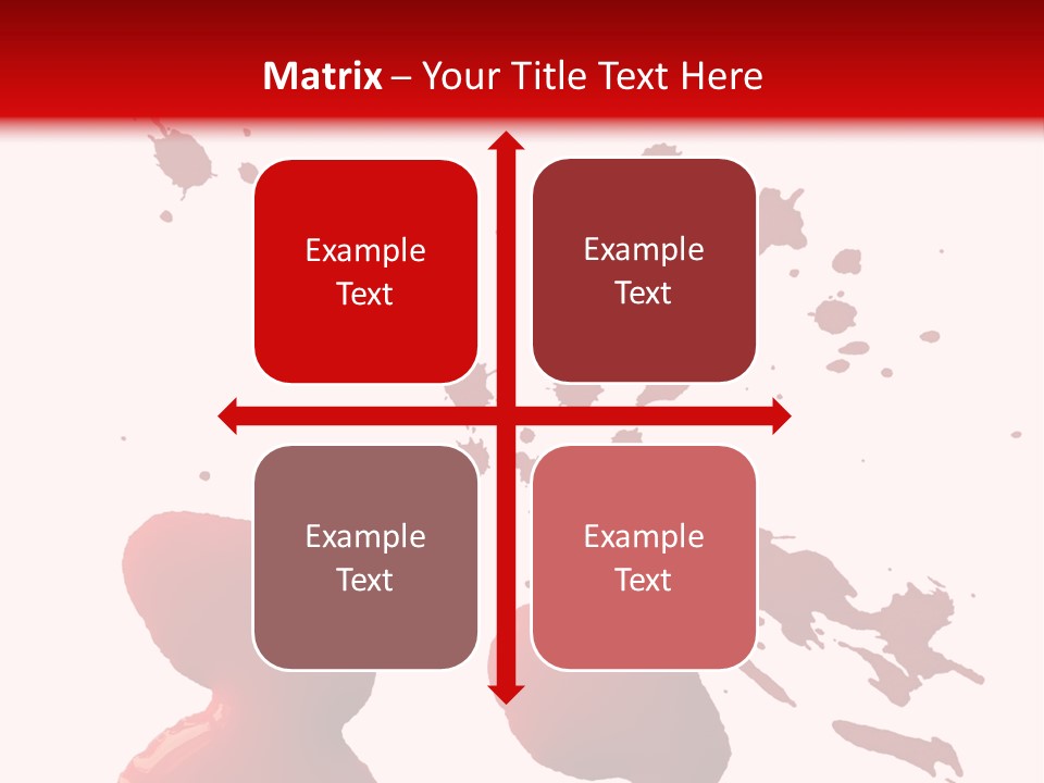 Drip White Grunge PowerPoint Template