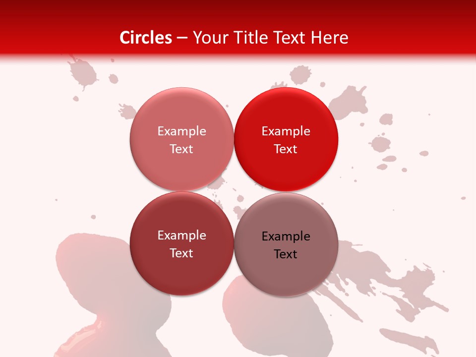 Drip White Grunge PowerPoint Template