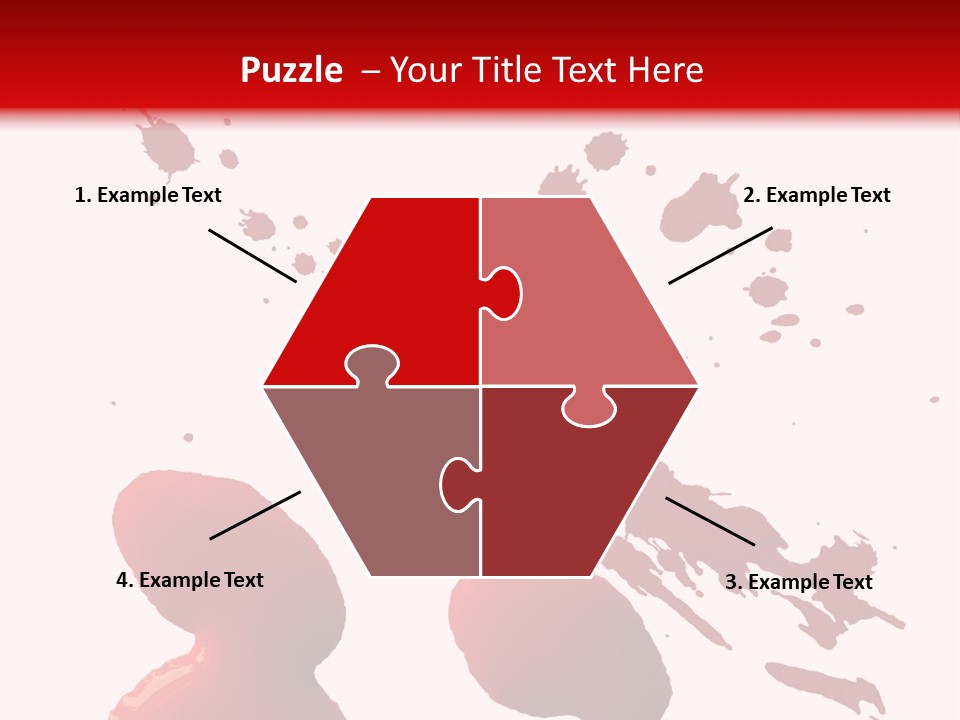 Drip White Grunge PowerPoint Template