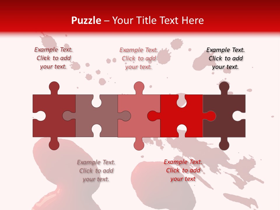 Drip White Grunge PowerPoint Template