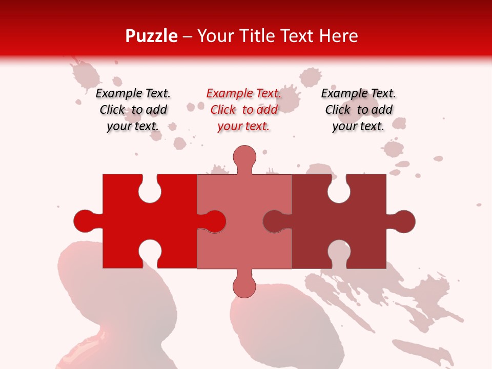 Drip White Grunge PowerPoint Template