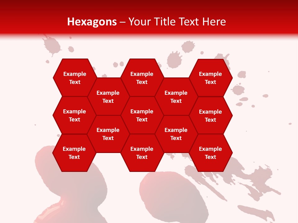 Drip White Grunge PowerPoint Template