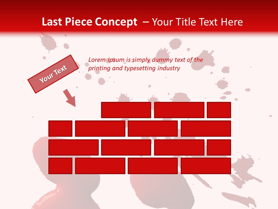 Drip White Grunge PowerPoint Template