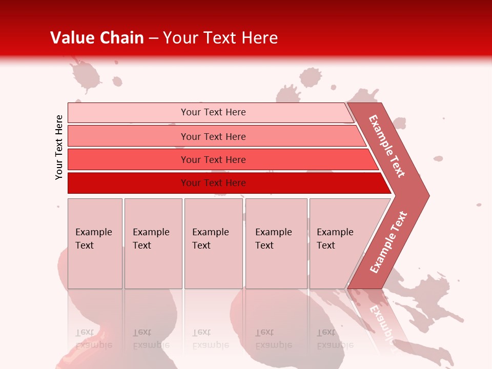 Drip White Grunge PowerPoint Template