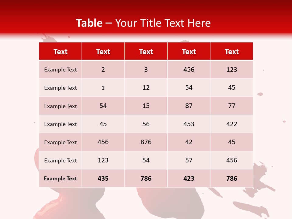 Drip White Grunge PowerPoint Template