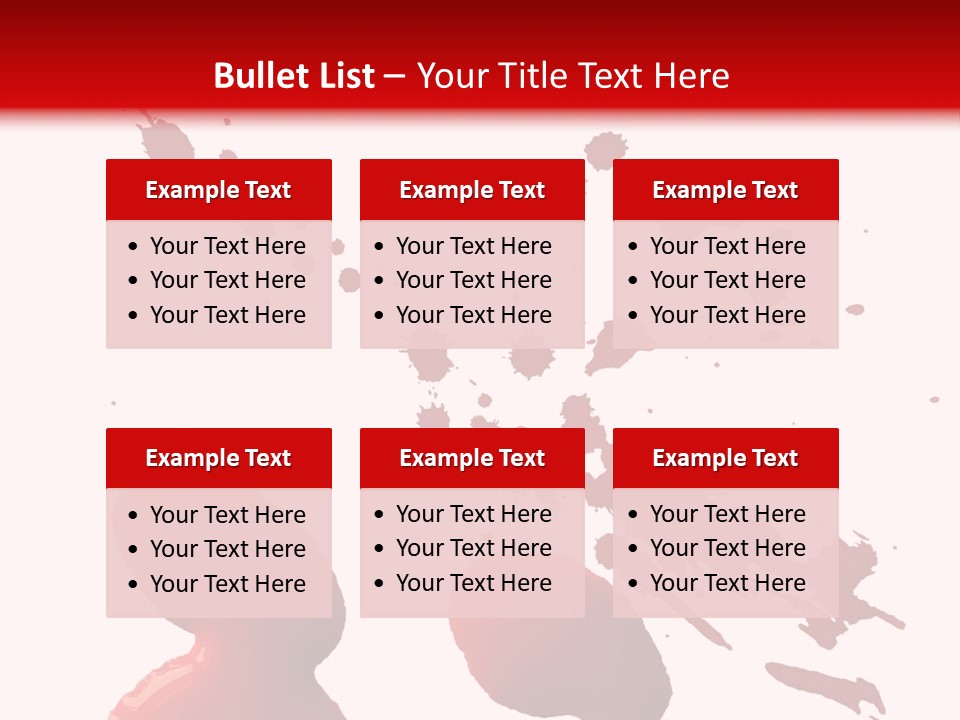 Drip White Grunge PowerPoint Template