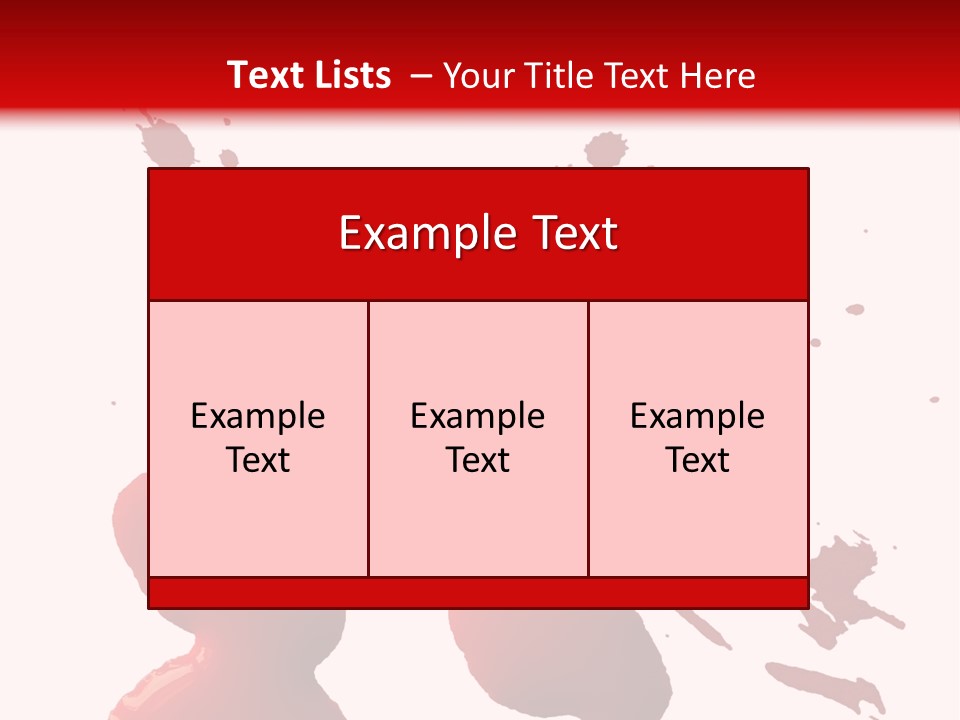 Drip White Grunge PowerPoint Template