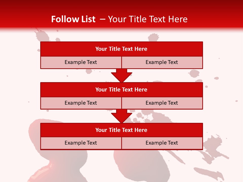 Drip White Grunge PowerPoint Template