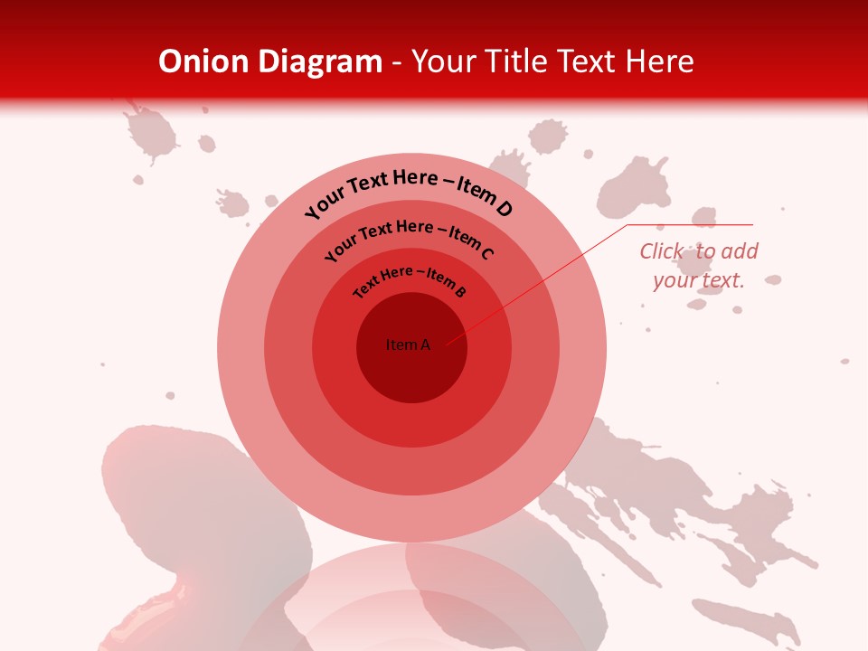 Drip White Grunge PowerPoint Template