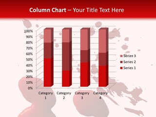 Drip White Grunge PowerPoint Template